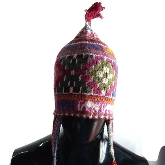 Accessories | Unisex Peruvian Chullo Woven In Wool Andean  display picture 1